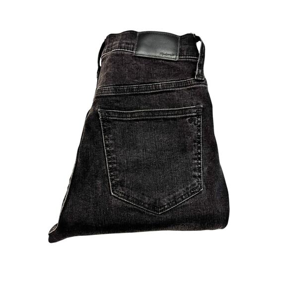 Madewell 10" High-Rise Skinny Button Fly Charcoal Denim Jeans Size 25P - Picture 1 of 10
